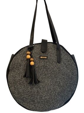 Sea & Sand Large Rattan Island Shoulder Bag